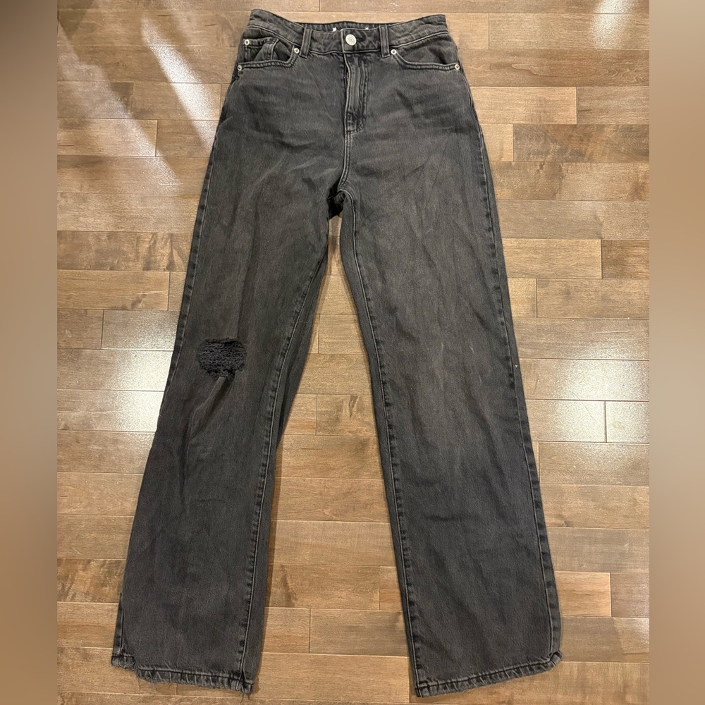 black garage jeans